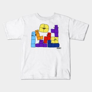 Crazy tetris Kids T-Shirt